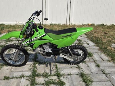 2024 Kawasaki KLX 110RL Dirt Bike - Green, Ready for Off-Road Fun