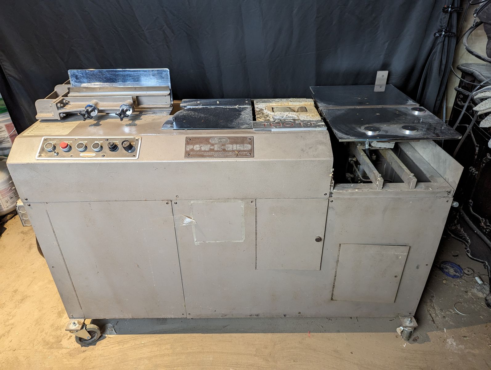 Champion Pow-R-Bind Model 200 Perfect Binder – Commercial Book Binding Machine