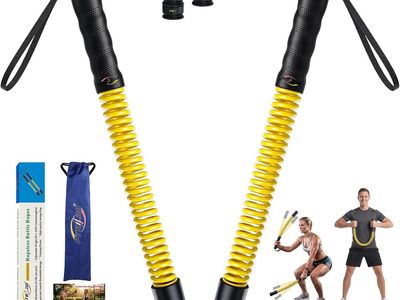 Cordless Battle Ropes for Home Gym & Apartment with Workout Guide