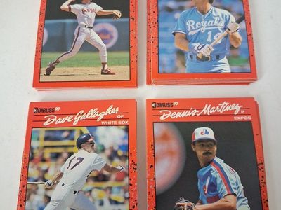 1990 Donruss Baseball 4 Packs Of ERROR CARDS 16 Cards In A Pack