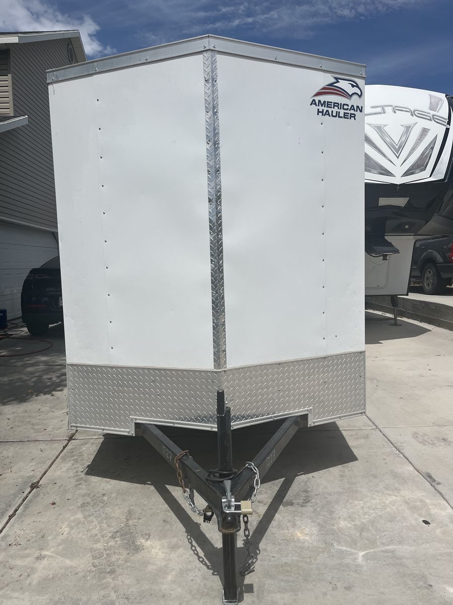 2025 6x12 American Hauler Enclosed Cargo Trailer ramp door – 6.5' interior height