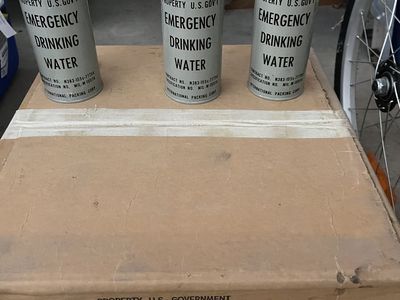 Vintage 1952 Government Emergency Drinking Water