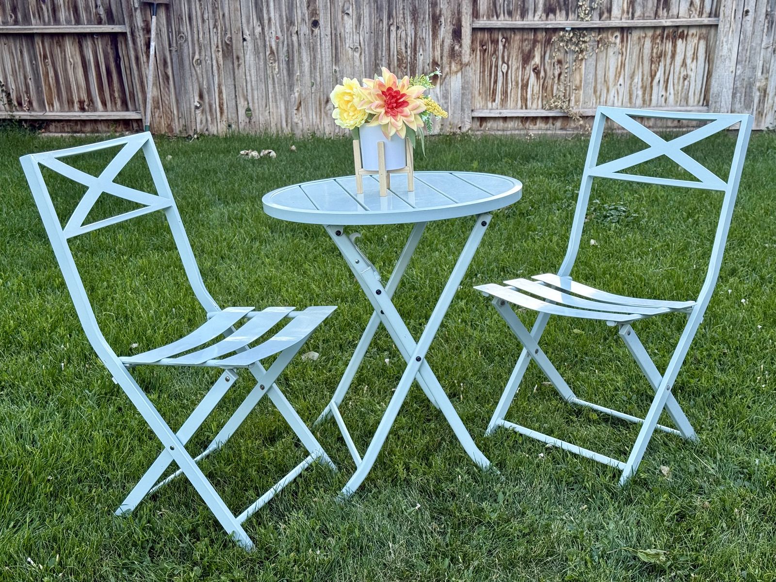 Table and chairs patio set