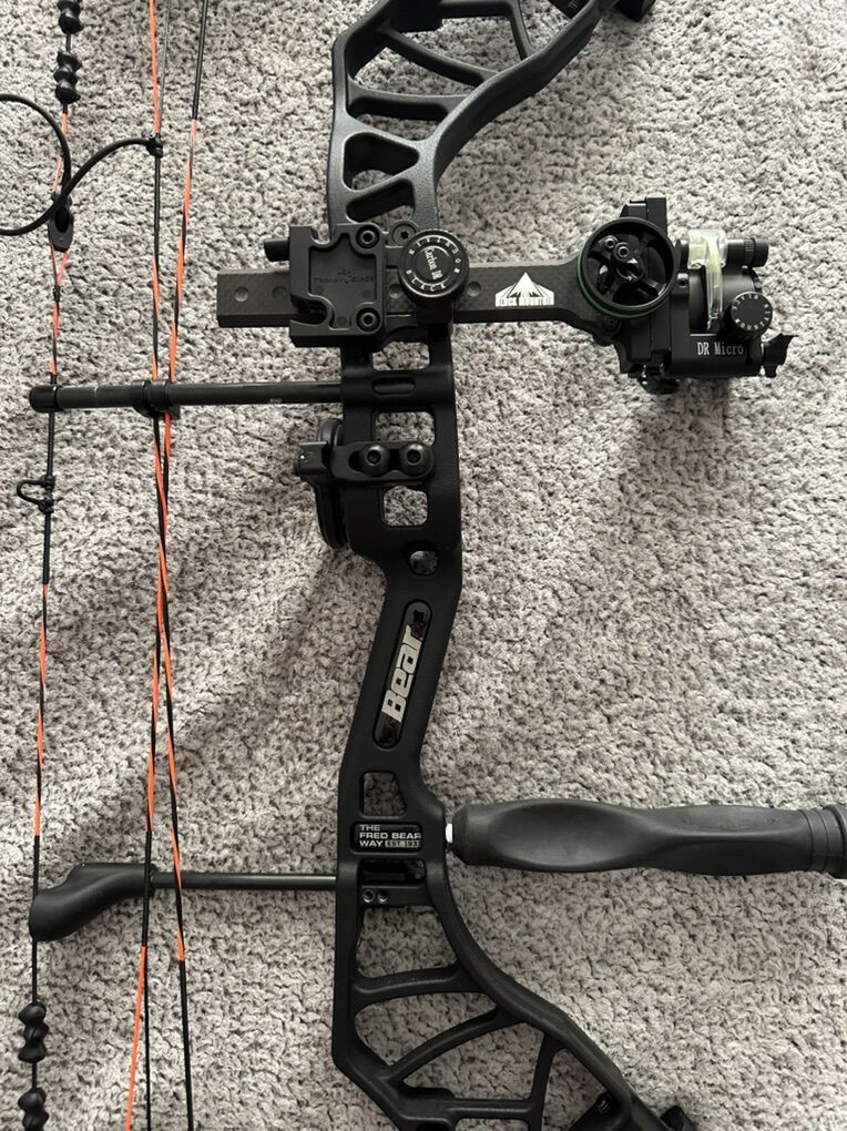 Bear Bow With Arrows And Black Mtn Sight
