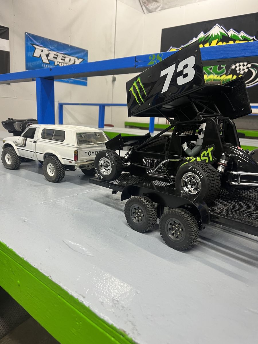 1/10 scale Rc flatbed trailer
