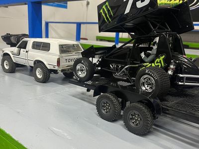 1/10 scale Rc flatbed trailer
