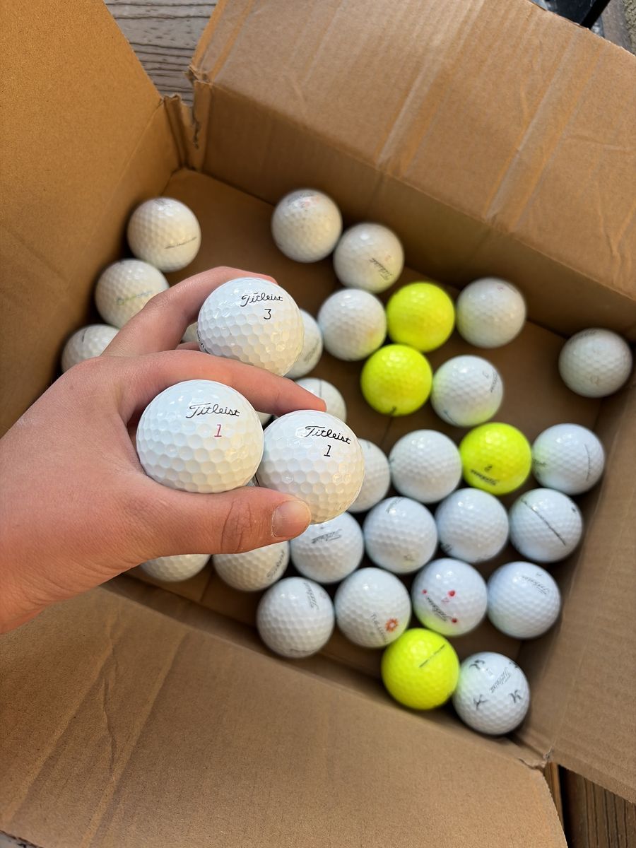 Lot of 40 Titelist Pro v1 golf balls