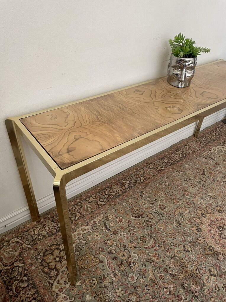 Vintage Parsons Style Console Table