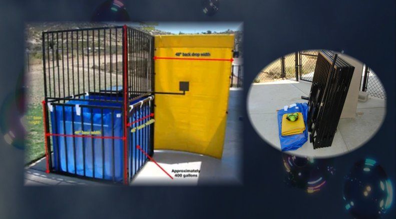 collapsible dunk tank