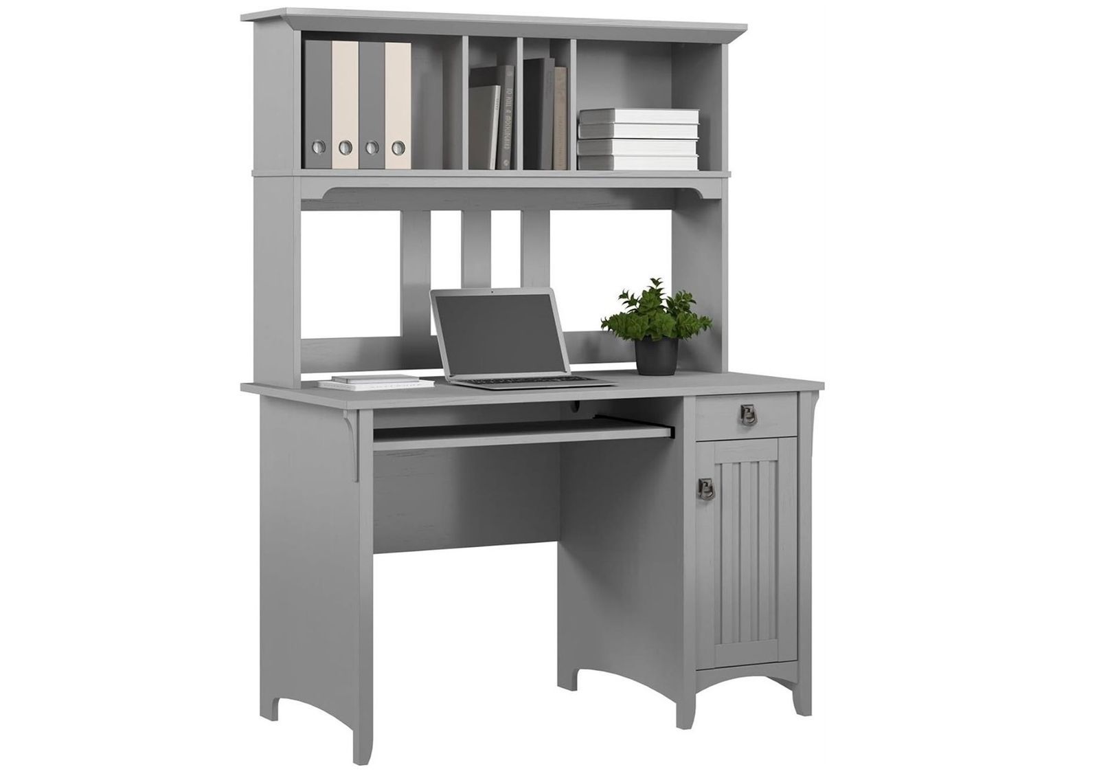 Bush Furniture Salinas Computer Desk with Hutch