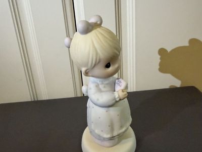 Precious Moments Figurine - The Good Lord Always Delivers 1989