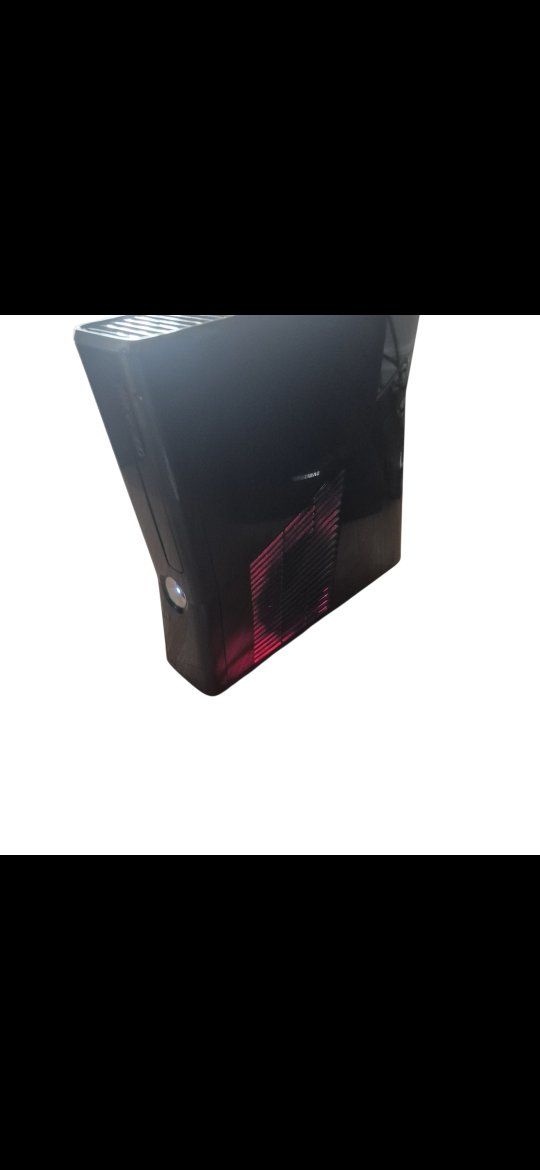 custom modded gaming console, rgh 3, xbox 360 slim, pre loaded hdd includes everything needed, backwards compatibility