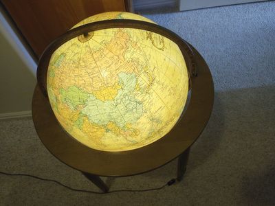 light up world globe
