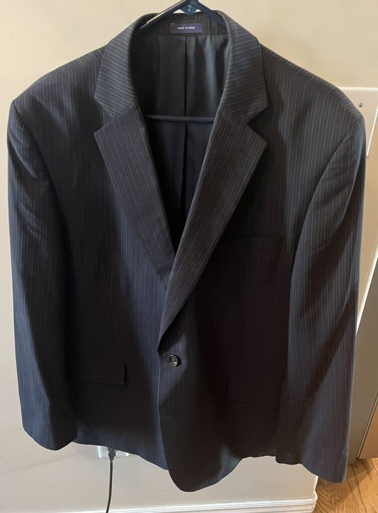 Stafford Mens Suit 46 Reg Pants Size Is 38 X 30