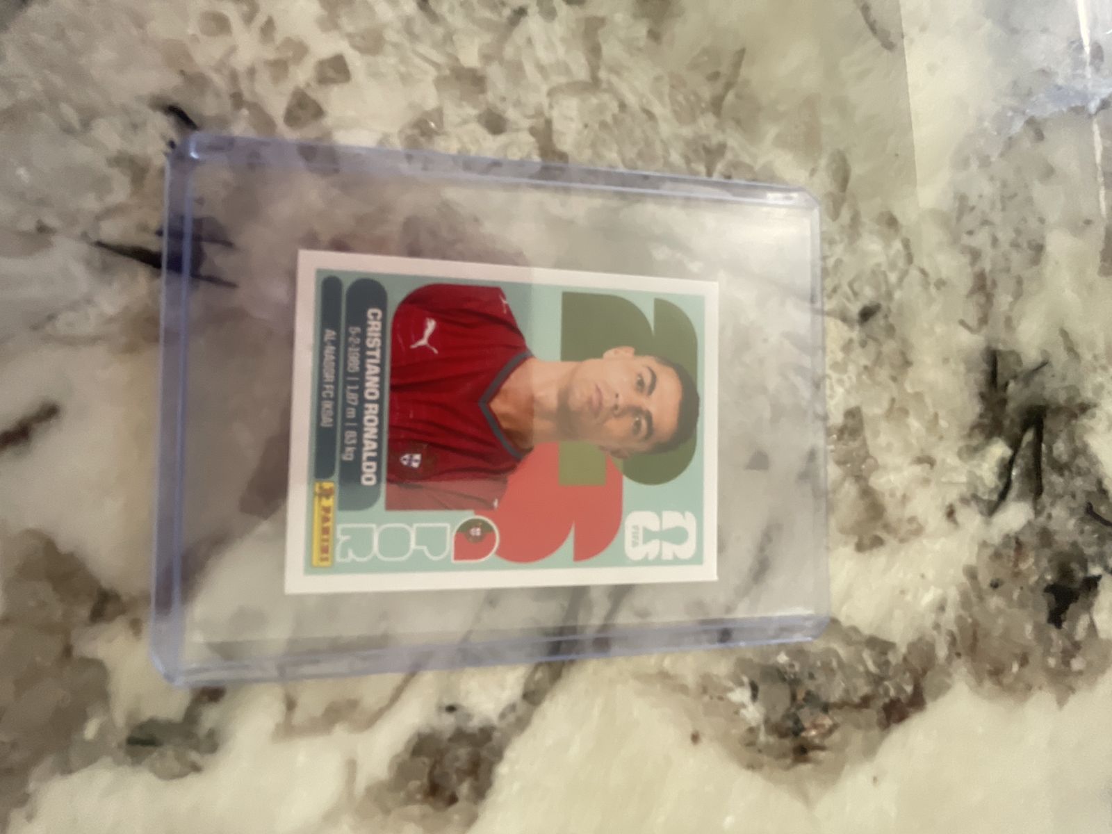 Cristiano Ronaldo fifa album panini sticker