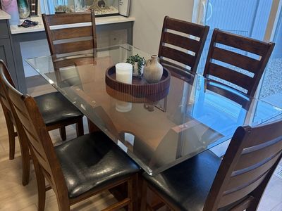 Table and chairs