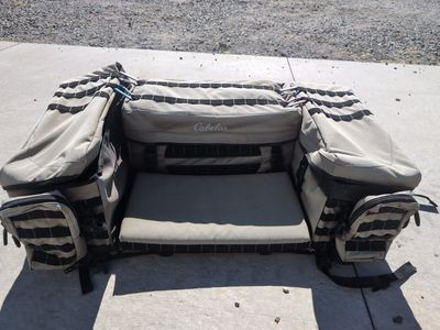 Cabela's Black ATV Rear Rack Gear Bag Storage Pack w/ MOLLE System