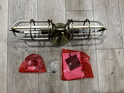 Generation Lighting Urban Renewal 2 Light Vanity Light - Dark Antique Brass WB1704DAB