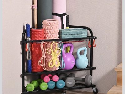 PLKOW Dumbbell & Fitness Storage Rack