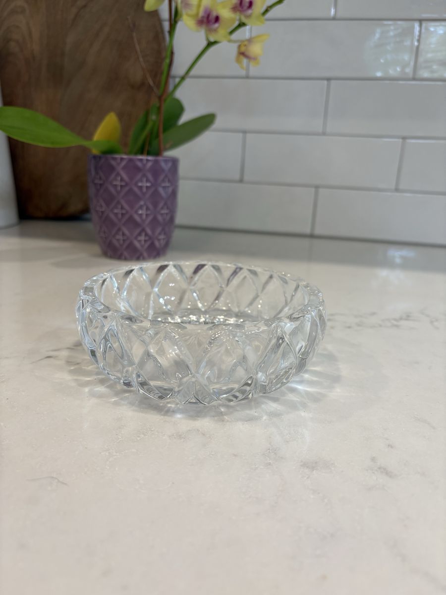 Vintage Crystal candy / serving bowl