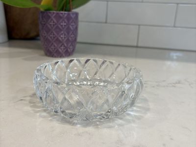Vintage Crystal candy / serving bowl