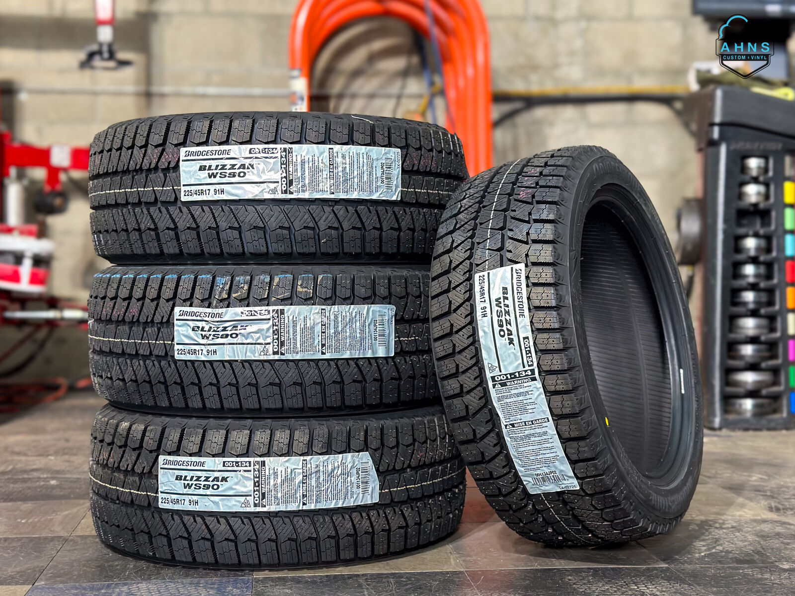 Snow | 225 45 17 Bridgestone Blizzak WS90 | Brand New | Winter Tires | 225/45r17 | Subaru | Nissan | Audi | Acura | Infiniti