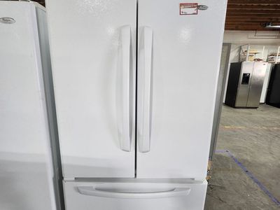 Amana White French Door Refrigerator with Bottom Freezer