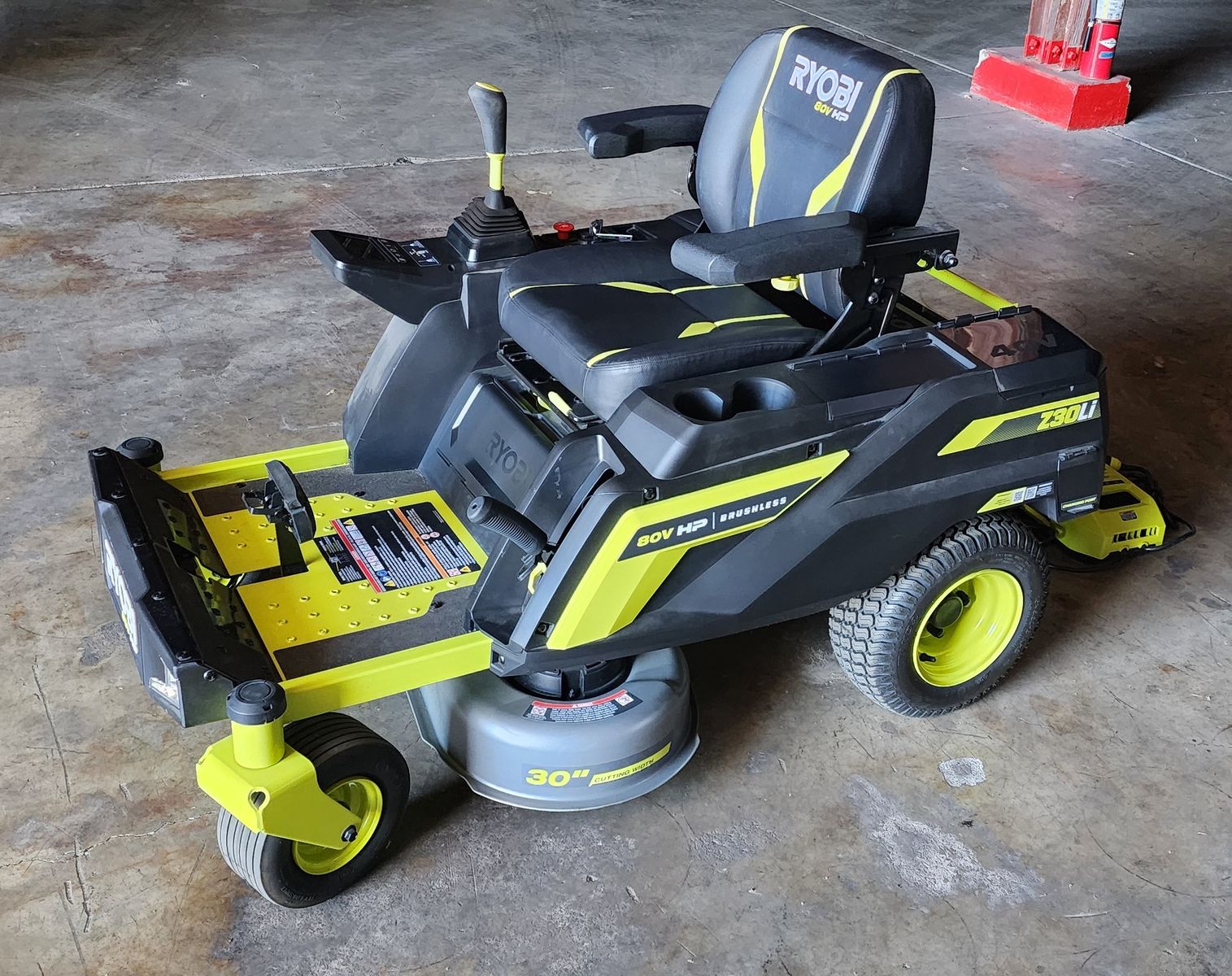 RYOBI 80V HP Zero-Turn Riding Mower - 30" Deck