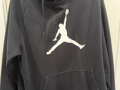 Nike Air Jordan Black Jumpman Graphic Pullover Hoodie XXL