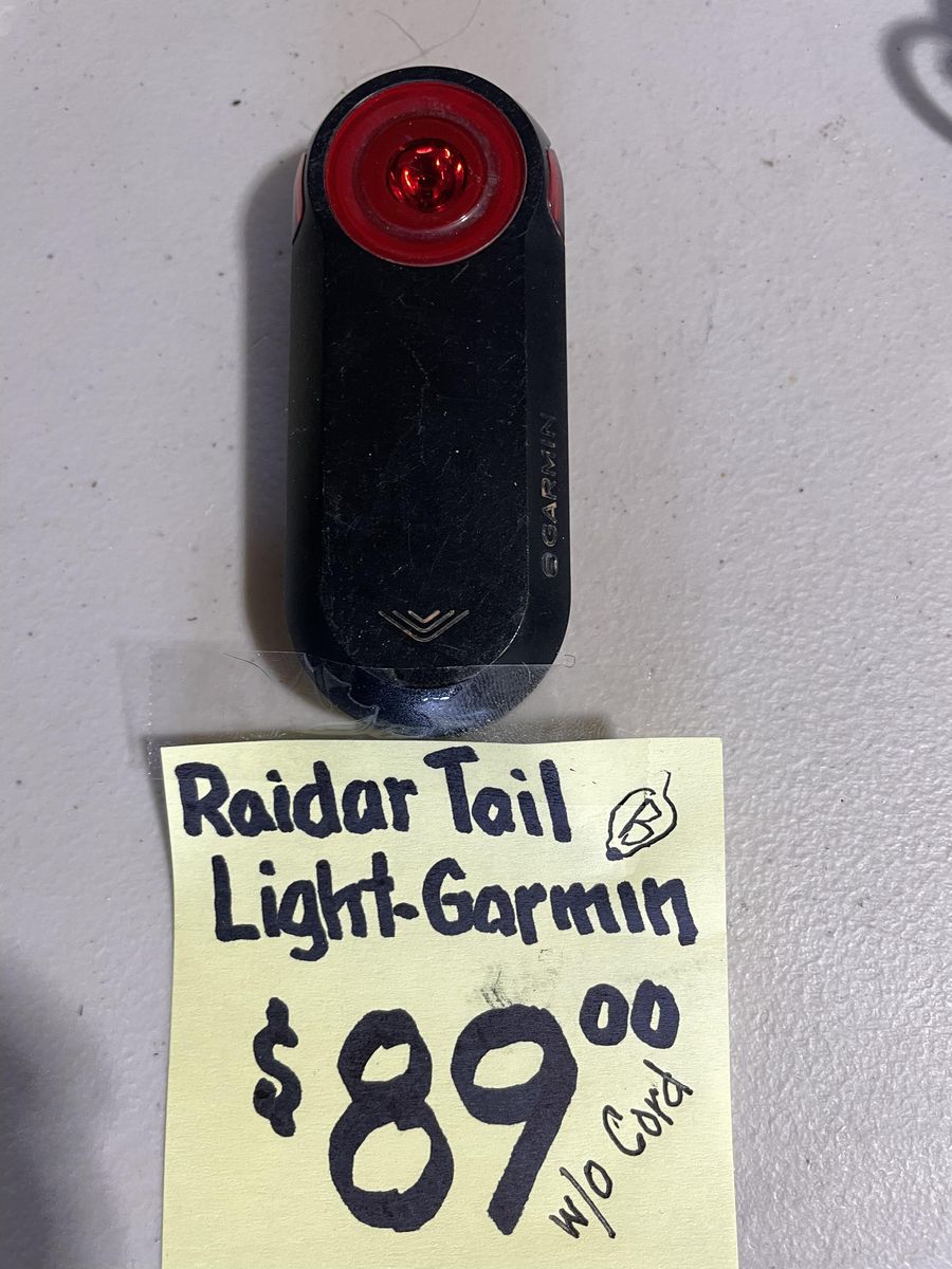 Garmin Varia RVR315 Radar Tail Light - Black, Road Cycling Safety
