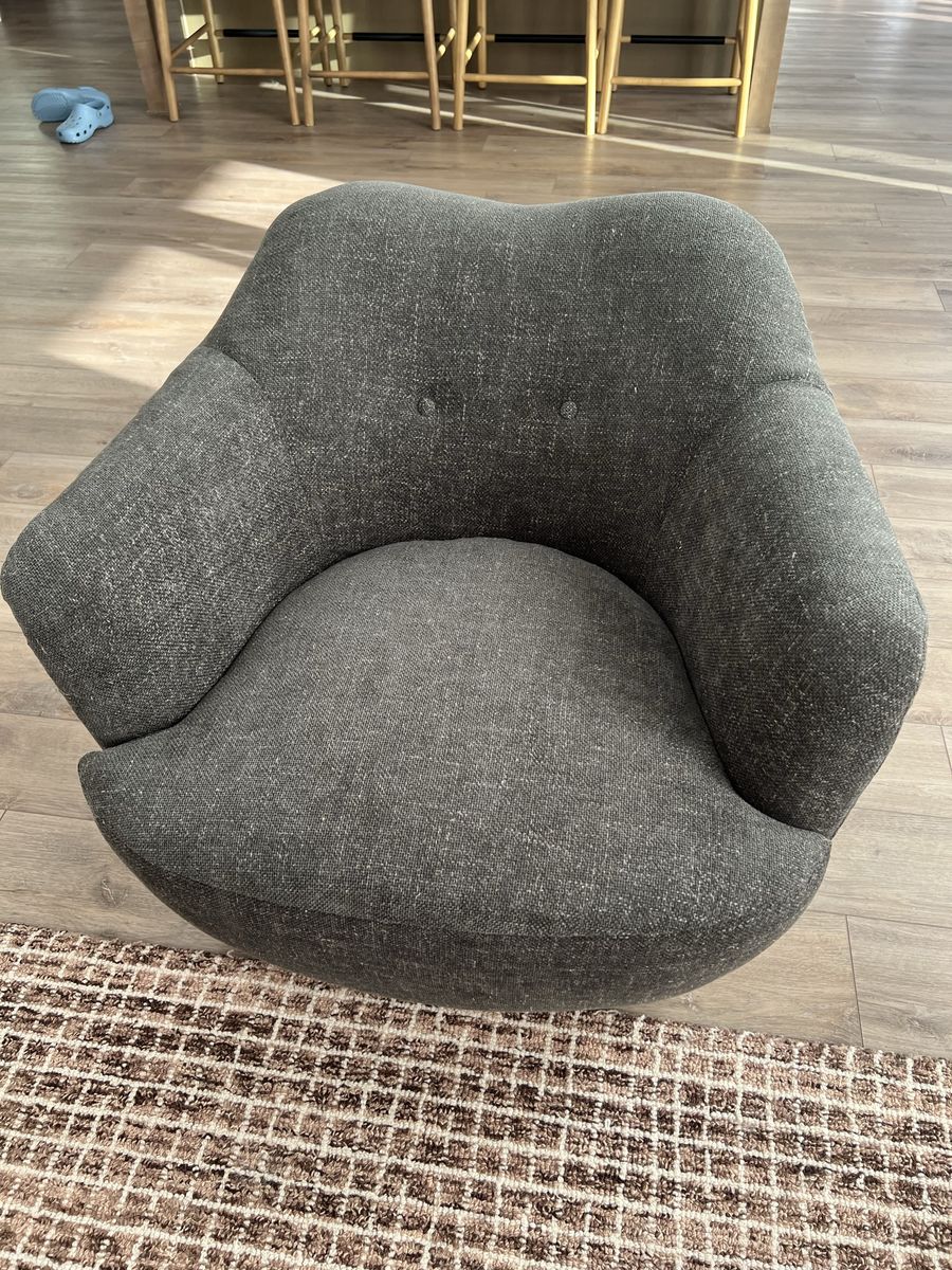 Crate & Barrel Apero Swivel Chairs (2)