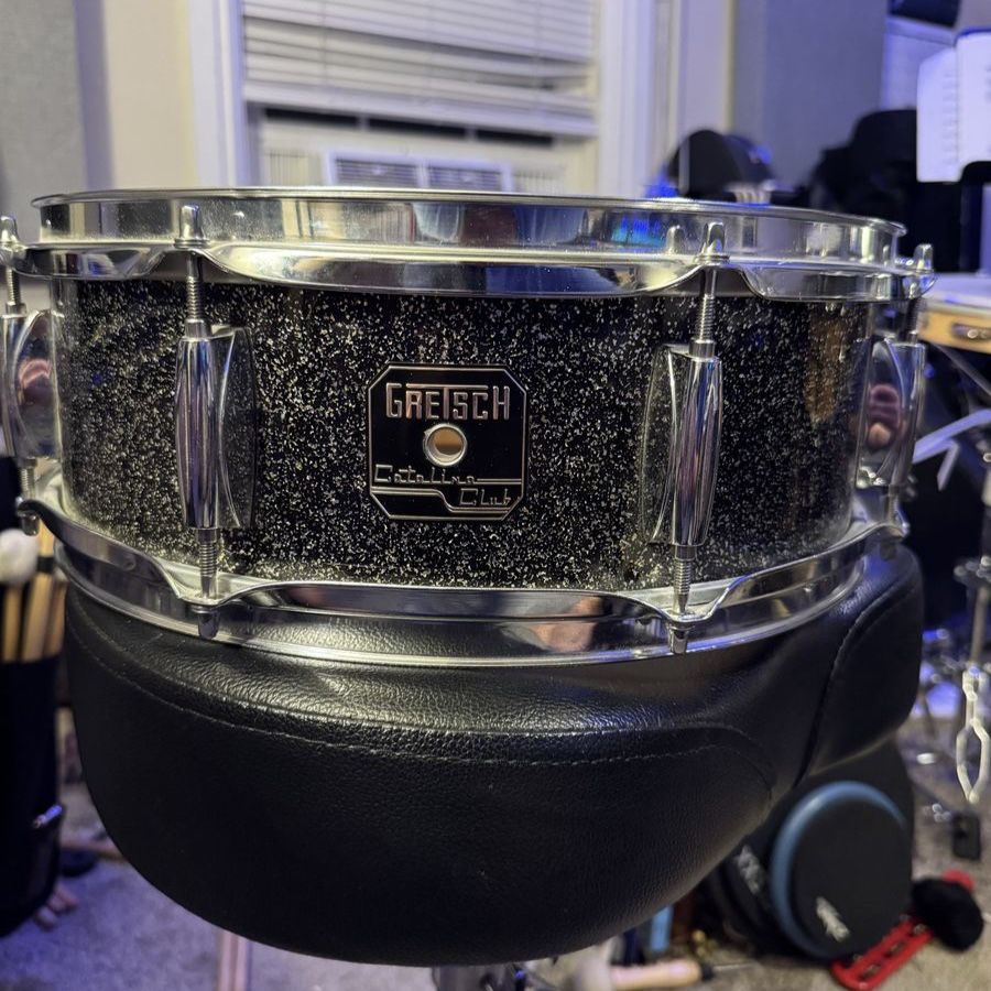 Gretsch Catalina Club Snare Drum 5x14” Black Galaxy Sparkle