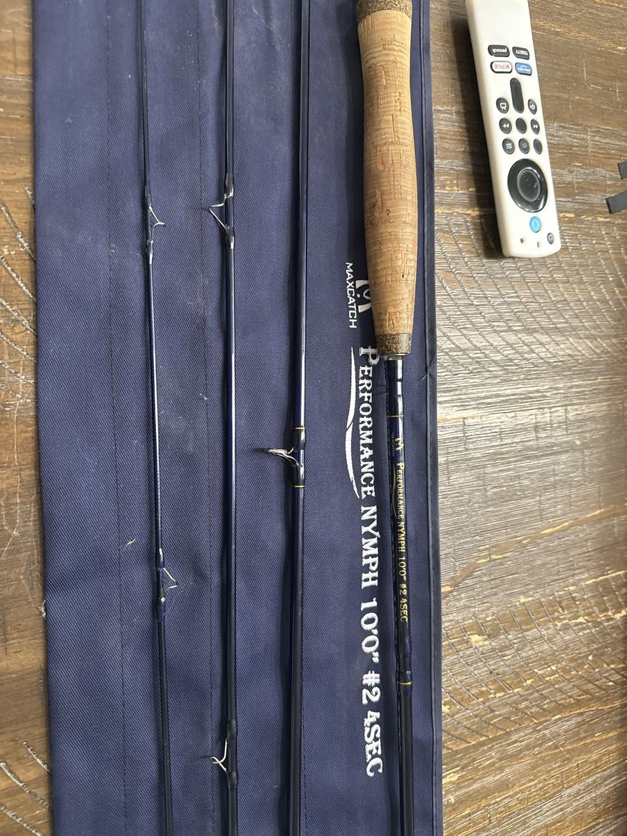 Maxcatch Performance Nymph Fly Fishing Rod 10'0" #2 4-Piece