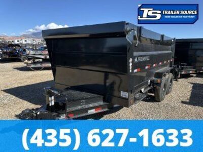 7x14 Iron Bull DTB Dump Trailer - 48" Sides - 15K GVWR