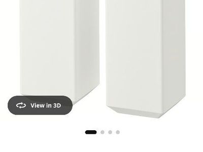 FREE IKEA BESTÅ STUBBARP White Furniture Legs (3)