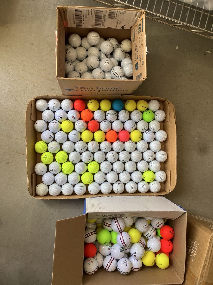 Wilson assorted golf balls