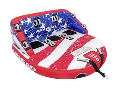 Boat Tube Inflatable - 3 Person - Stars and Stripe