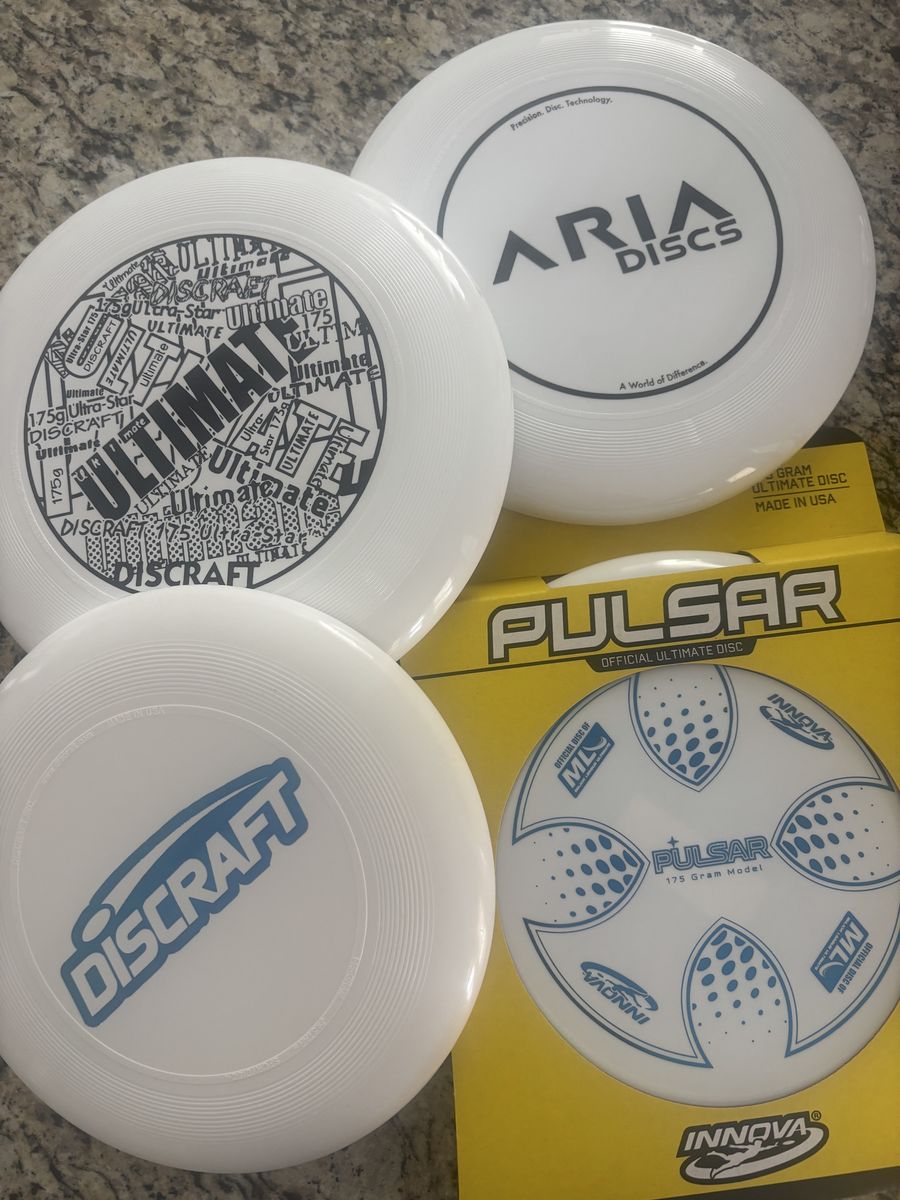 Ultimate Frisbee Discraft, Aria, Pulsar. J-Star. New!