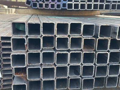 SPECIAL OFFER! Surplus Steel Square Tubing 2-1/2 x 2-1/2 x .188 x 24' - $4.09 FT.