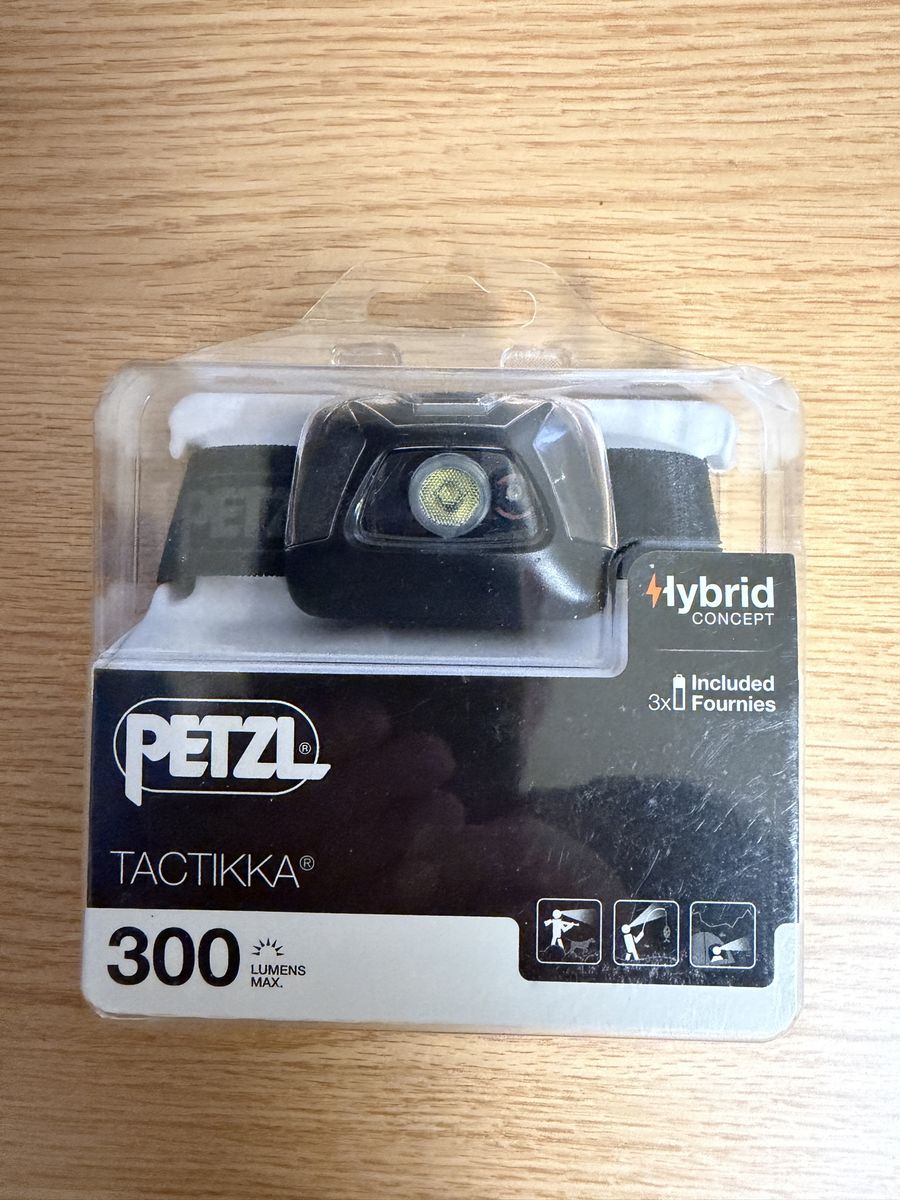 Petzl Tactikka Headlamp 300 Lumens Hybrid Concept