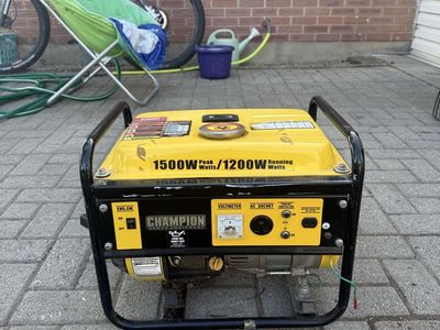 Champion 1500 watt generator