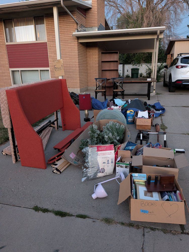 Free yard sale leftovers