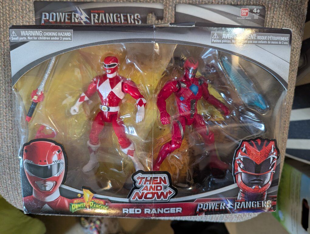 Red Power Rangers THEN and NOW