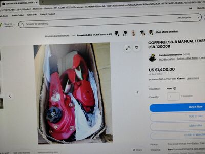 COFFIN HOIST/ jet hoist / and other WILL SEL OR TRADE