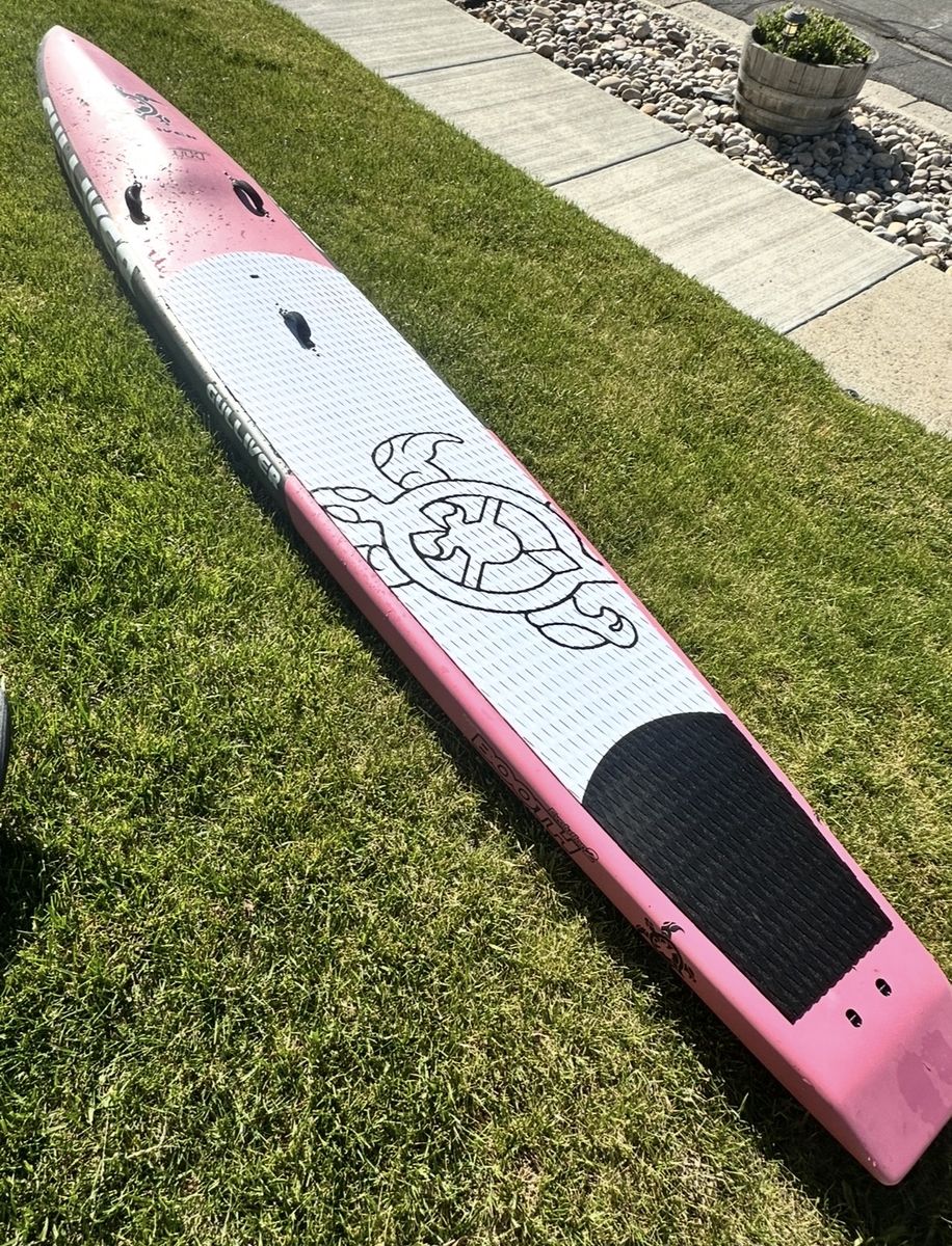 Gulliver Booth Race Model Evolution 2 Paddleboard Pink/White - Used
