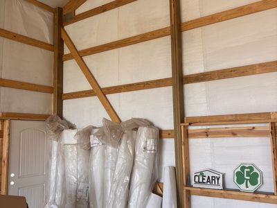 Pole Barn material insulation and metal