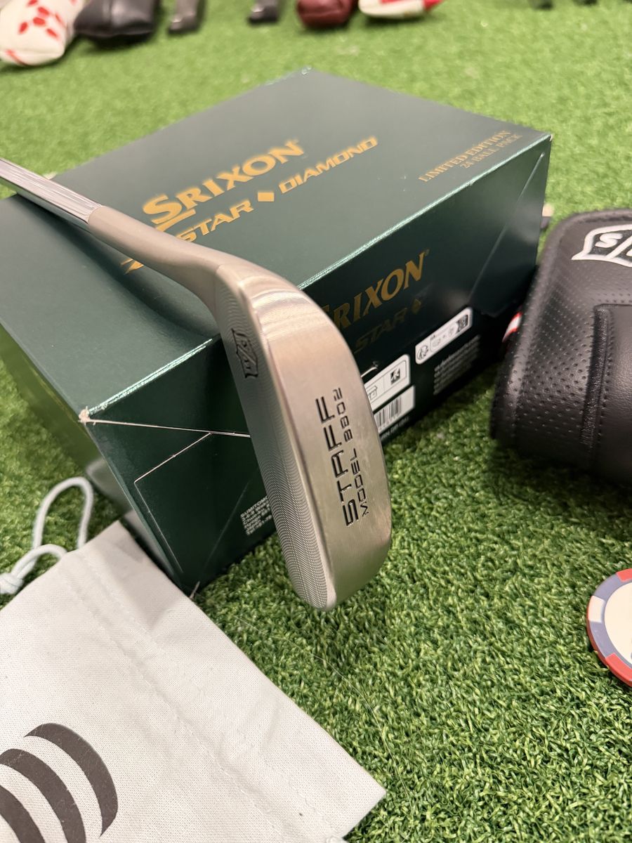 Wilson Staff Model 8802 Milled Putter 34” Brushed Finish W/Headcover Mint