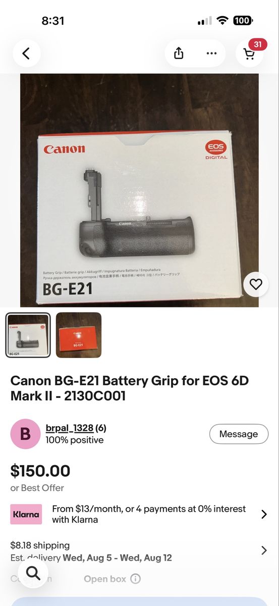 Grip for 6d ii