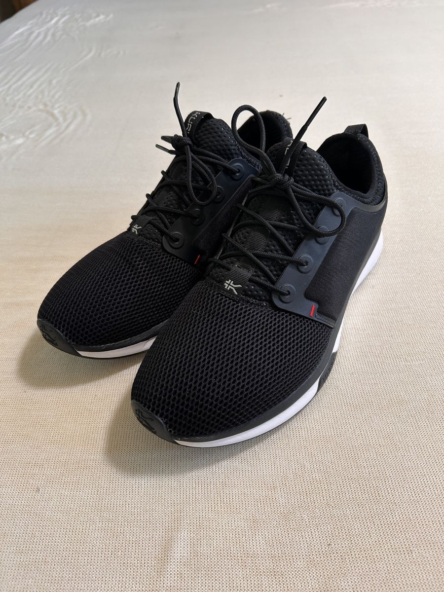 Kuru Men's Black Athletic Running Shoes Lightweight Mesh Sneakers Size 11.5