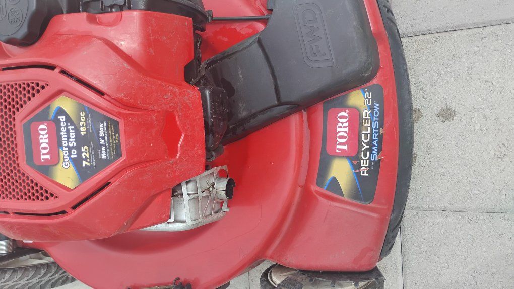 Toro recycler 22 " with smart stow lawnmower